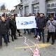 Пирот, протест чланова синдиката "Независност" Тигар Тајерса