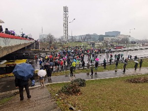 Блокаде путева против Рио Тинта у више градова Србије