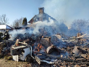 Изгорео етно-ресторан "Ерић" у Мрчајевцима