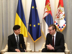 Украјински амбасадор у опроштајној посети Вучићу