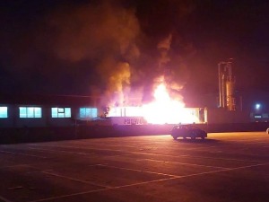 Пожар у беочинској фабрици, нема повређених