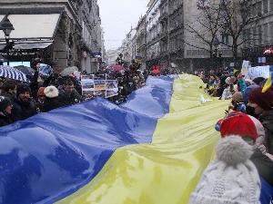 Београд, протест против рата у Украјини