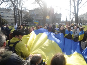 Скуп подршке Украјинцима у Београду уз апел за помоћ
