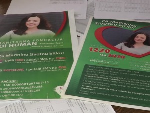 Нишлије удружене у акцији прикупљања помоћи за лечење деветнаестогодишње Марине