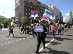 Скуп подршке Украјини и деци у тој земљи у Београду