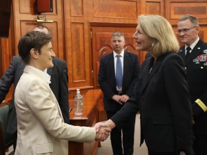 Брнабићева и Донфридова о сарадњи, дијалогу Београда и Приштине и европским интеграцијама