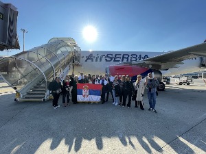 Делегација Србије допутовала у Торино