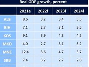 Глобална криза успориће привредни раст Србије у 2022.