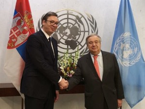 Гутерес честитао Вучићу избор за председника Србије