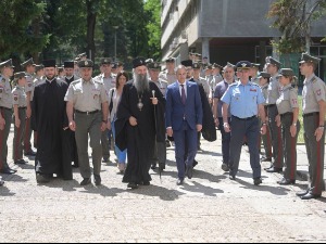 Патријарх Порфирије посетио Војну академију