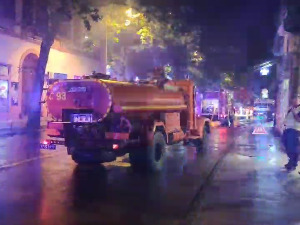 Пожар у Јеврејској улици у Новом Саду