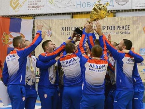 Војна репрезентација Србије победник Футсал купа за мир