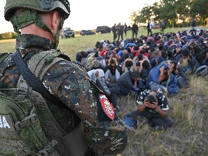 Акција ударне групе против илегалних миграната у Суботици