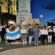 Протест руских грађана у Београду због рата и мобилизације 