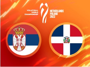 Одбојкашице Србије против Доминиканске Републике на СП у Лођу