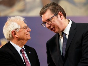 Вучић са Борељом о дијалогу Београда и Приштине
