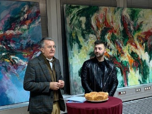 Беч: Отварање изложбе "Слободан лет" аутора Немање Вуковића