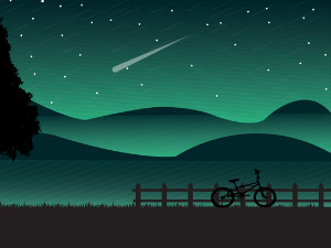  Добро јутро децо: Бицикл за вожњу по месечини 